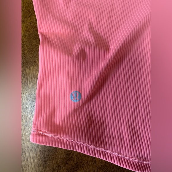 Lululemon Base Pace Ribbed Tank Top in “Raspberry Cream” Color Size 6 - Picture 10 of 10